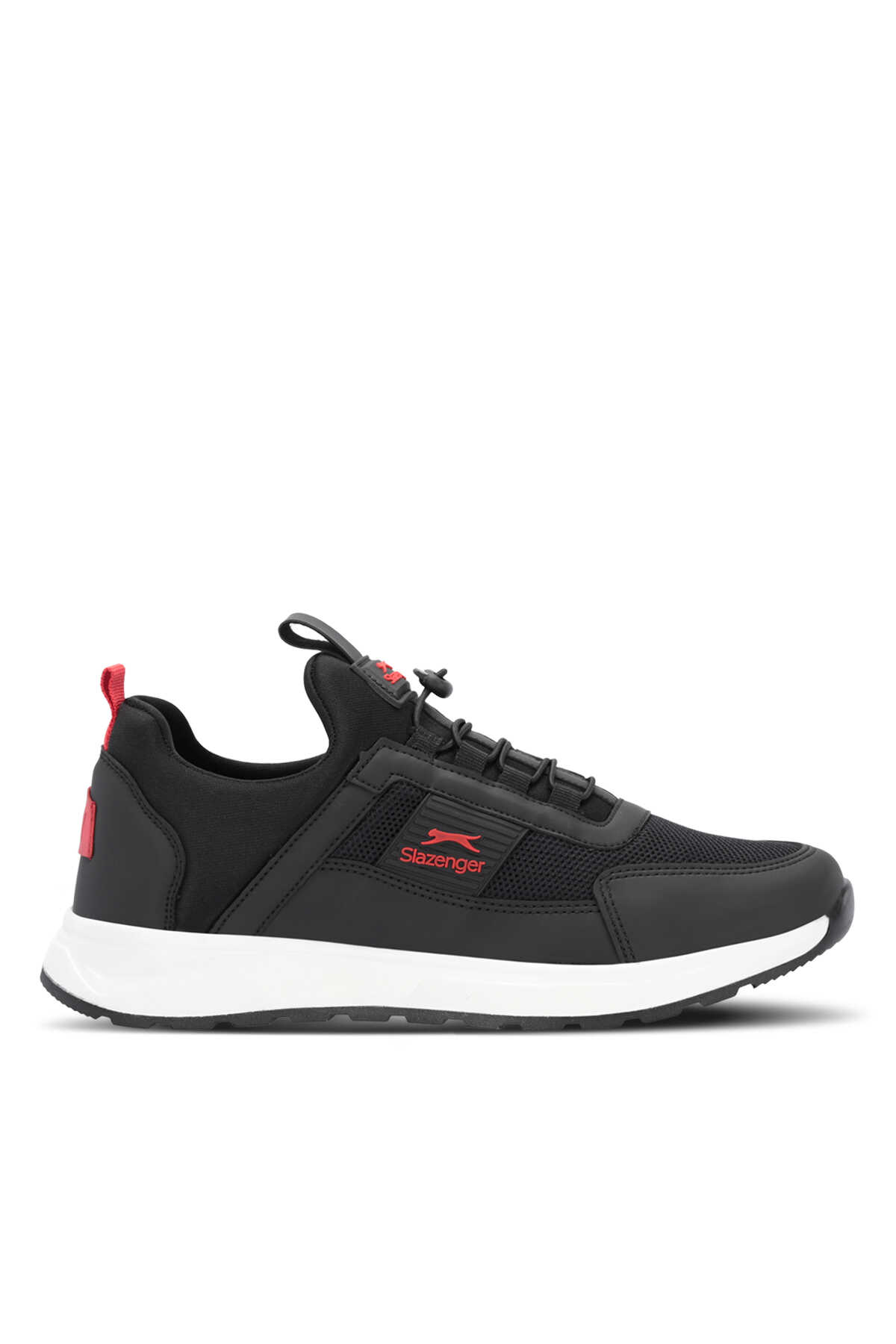 Slazenger - Slazenger TADDEO I Erkek Siyah / Kırmızı Sneaker