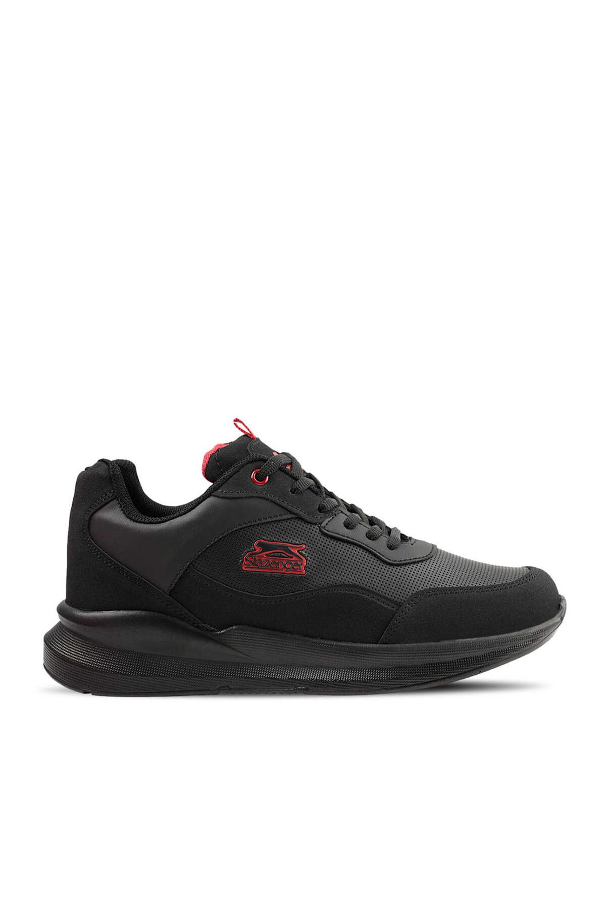 Slazenger - TAXI I Sneaker Kadın Ayakkabı Siyah / Kırmızı