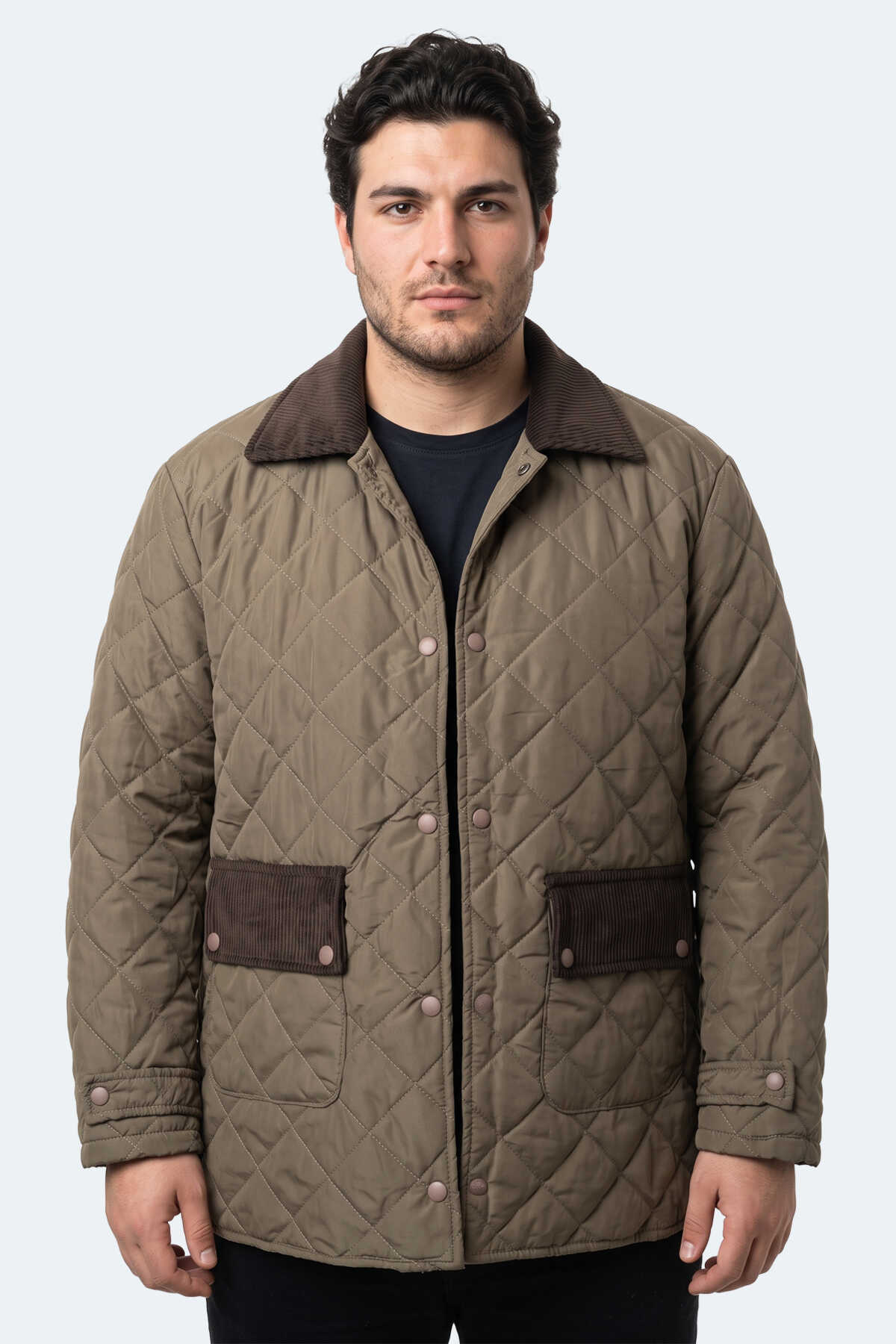 Slazenger TENSE Unisex Büyük Beden Haki Mont & Kaban - 3