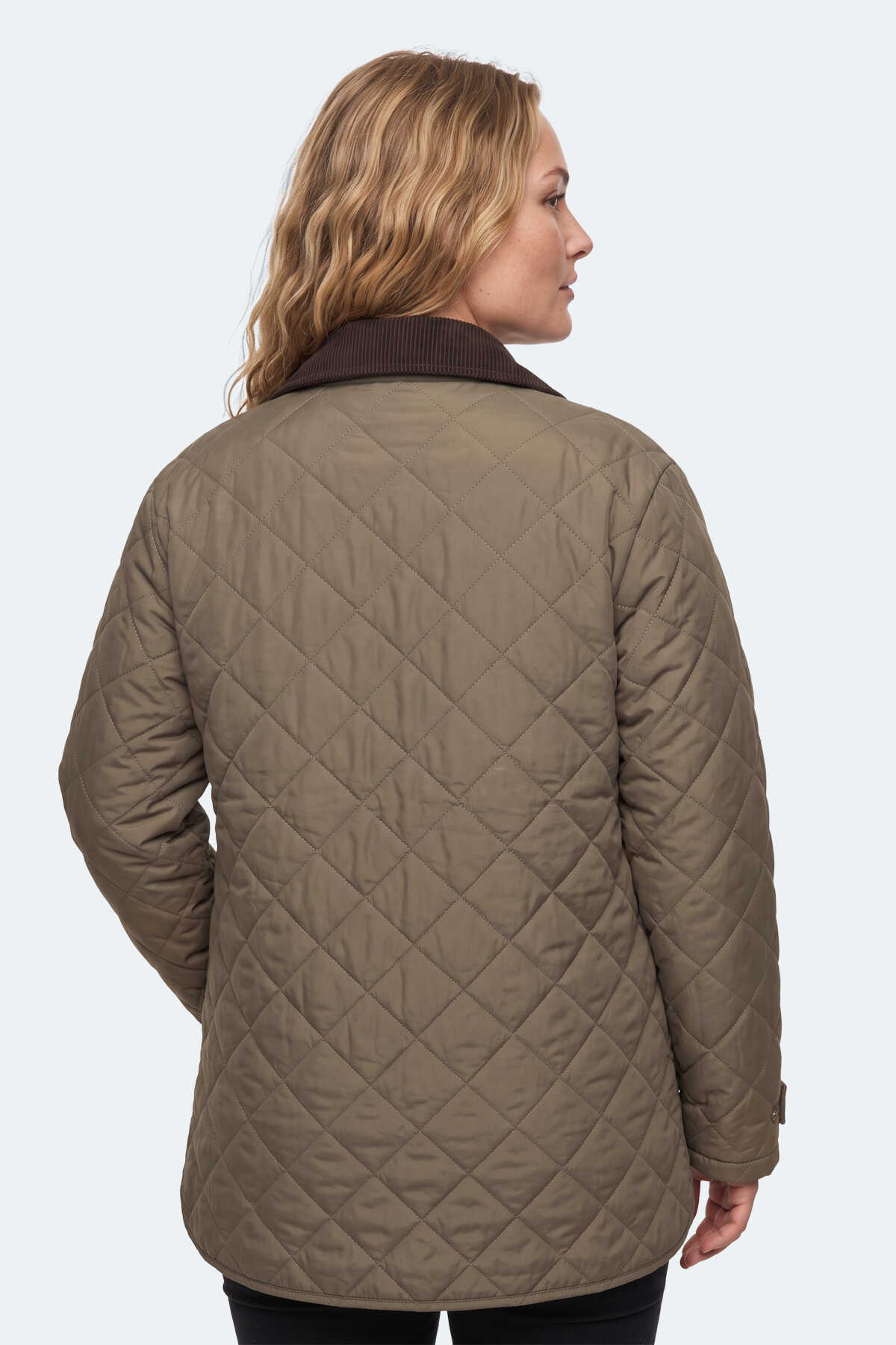 Slazenger TENSE Unisex Büyük Beden Haki Mont & Kaban - 6
