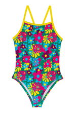 Slazenger - Slazenger Thin Strap Kız Çocuk Çiçekli Mayo Slazenger - Slazenger Thin Strap Kız Çocuk Çiçekli Mayo