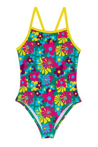 Slazenger - Slazenger Thin Strap Kız Çocuk Çiçekli Mayo Slazenger - Slazenger Thin Strap Kız Çocuk Çiçekli Mayo