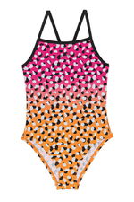 Slazenger - Slazenger Thin Strap Kız Çocuk Kırmızı / Siyah Mayo Slazenger - Slazenger Thin Strap Kız Çocuk Kırmızı / Siyah Mayo