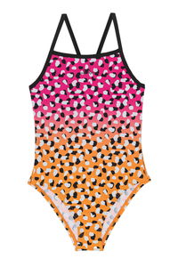 Slazenger - Slazenger Thin Strap Kız Çocuk Kırmızı / Siyah Mayo Slazenger - Slazenger Thin Strap Kız Çocuk Kırmızı / Siyah Mayo