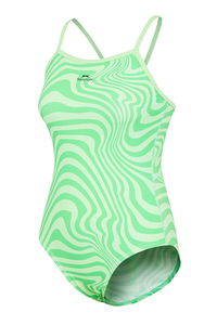 Slazenger - Slazenger Thinstrap Kadın Yüzücü Yeşil Mayo