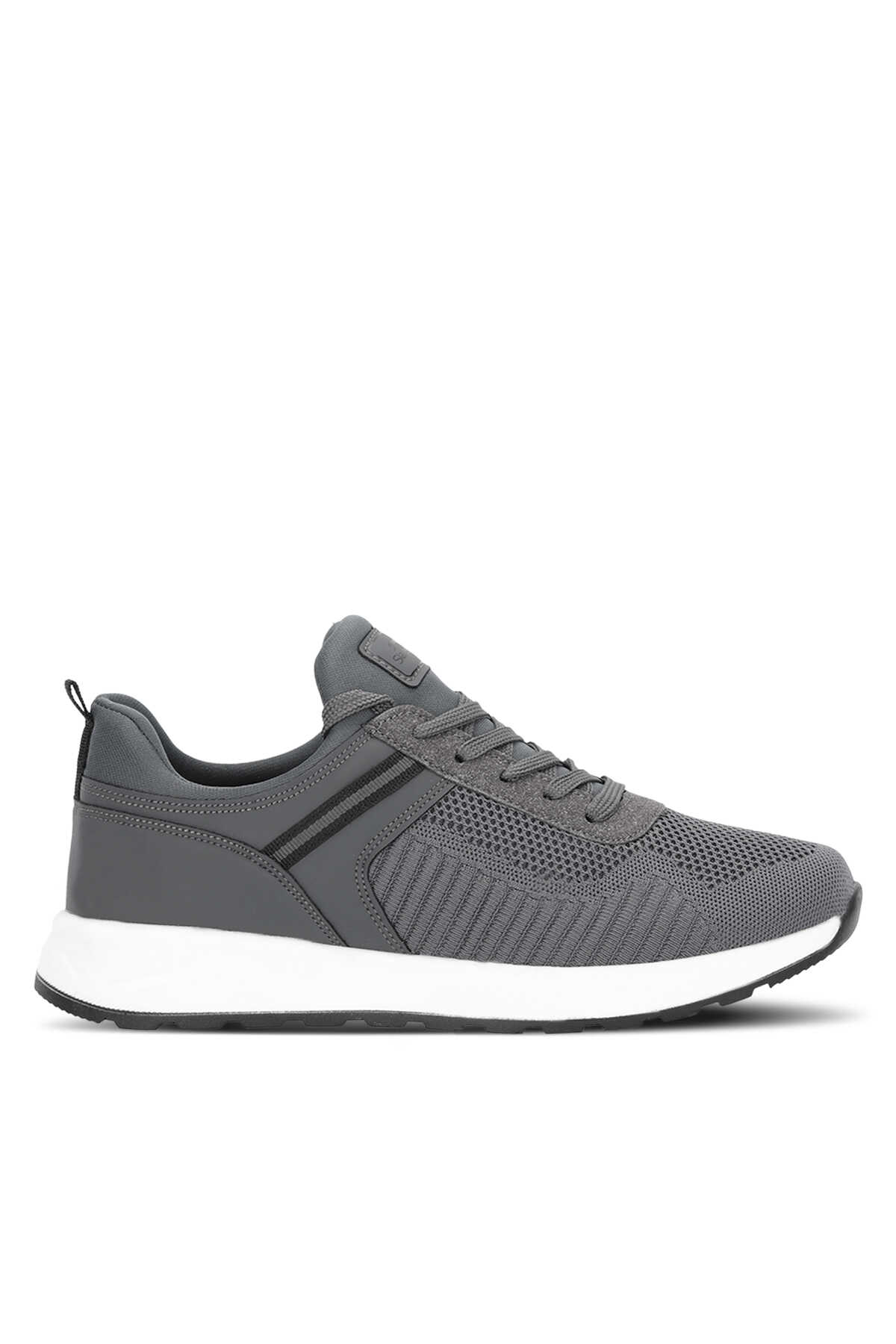 Slazenger - Slazenger TRUTH Erkek Füme / Siyah Koşu & Yürüyüş Spor Ayakkabısı