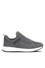 Slazenger - Slazenger TRUTH Erkek Füme / Siyah Koşu & Yürüyüş Spor Ayakkabısı