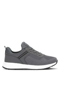Slazenger - Slazenger TRUTH Erkek Füme / Siyah Koşu & Yürüyüş Spor Ayakkabısı