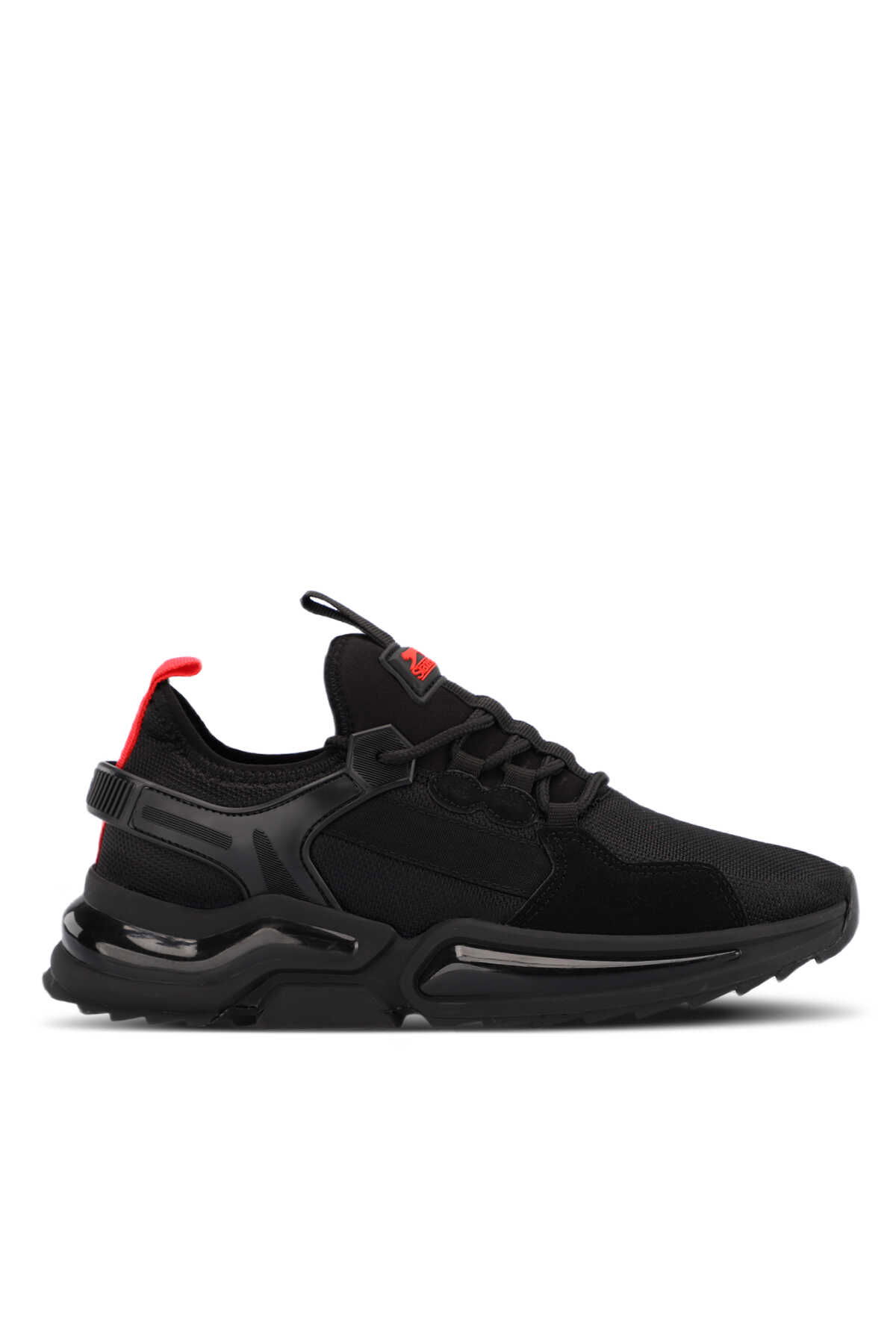 Slazenger - Slazenger TUCAN Sneaker Erkek Ayakkabı Siyah / Kırmızı
