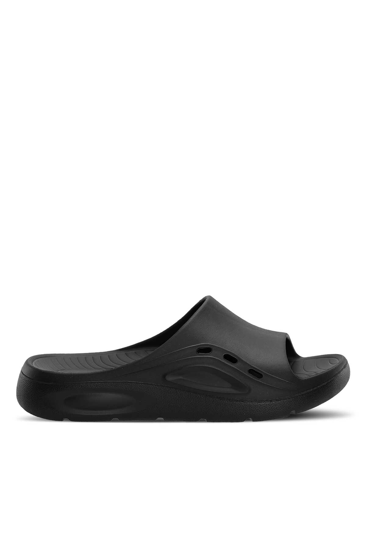 Slazenger - Slazenger TUNDRA I Erkek Siyah / Siyah Terlik