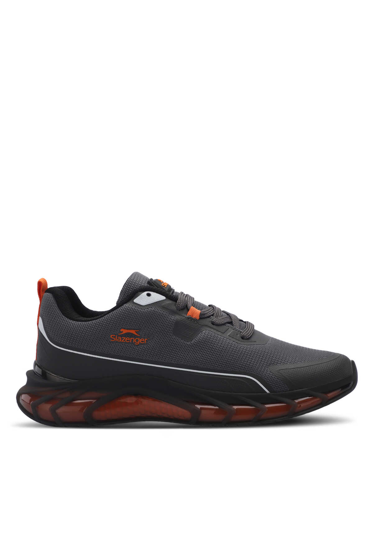 Slazenger - Slazenger TURBO Erkek Koyu Gri Koşu & Yürüyüş Spor Ayakkabısı