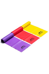 Slazenger - Slazenger Üçlü Pilates Band Set (Ucu Açık) Unisex STD Pilates Aksesuarları