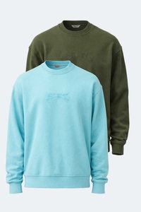 Slazenger - Slazenger VADIK 2li set Erkek Oversıze Sweatshırt