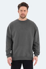 Slazenger - Slazenger VADIK IN Erkek Oversıze Haki Sweatshırt Slazenger - Slazenger VADIK IN Erkek Oversıze Haki Sweatshırt