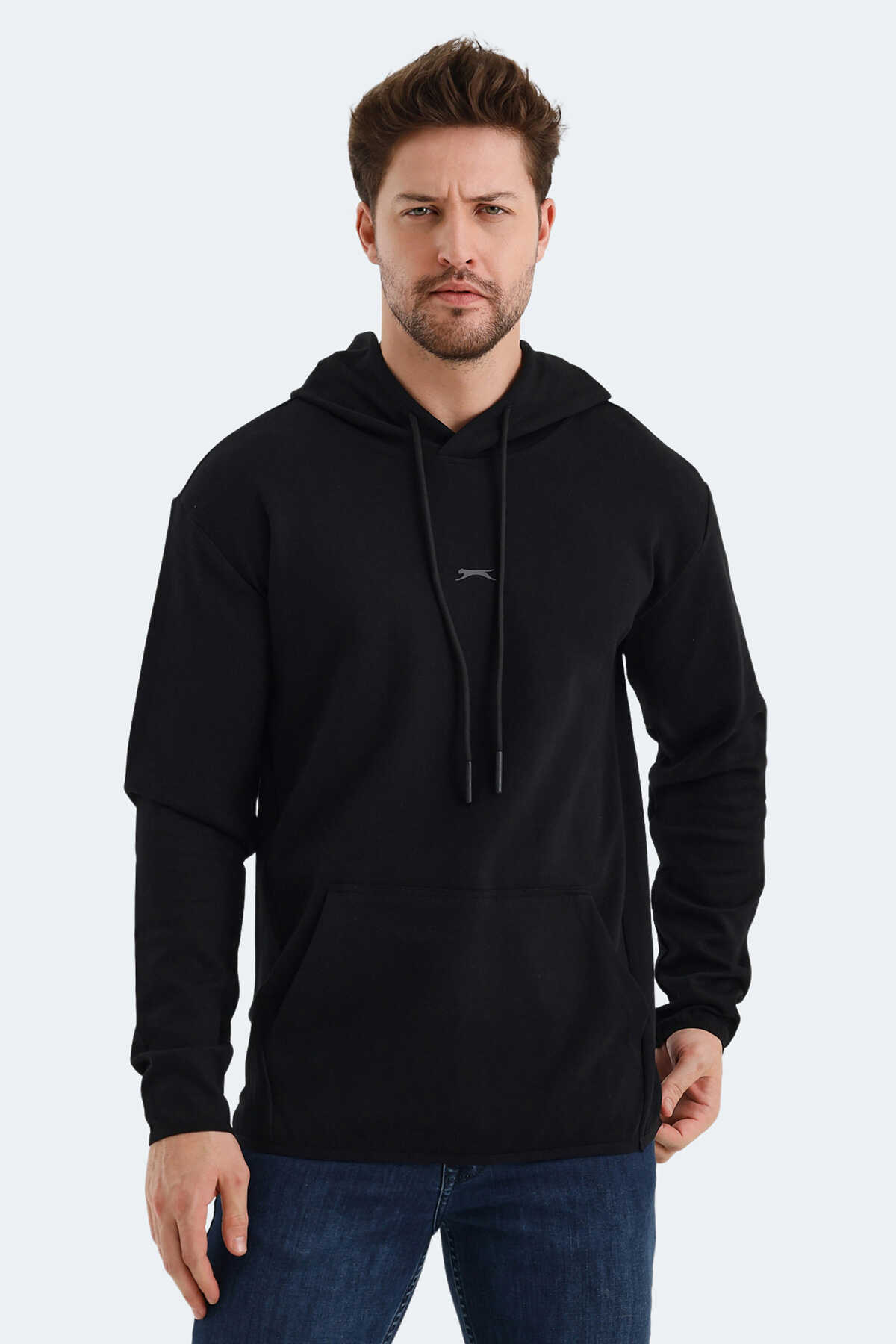 Slazenger - Slazenger VADIMIR Erkek Sweatshirt Siyah