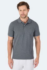 Slazenger - Slazenger VALE KTN Erkek Polo Yaka Antrasit Tişört Slazenger - Slazenger VALE KTN Erkek Polo Yaka Antrasit Tişört