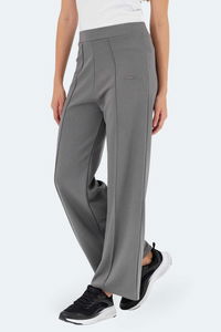 Slazenger - Slazenger VALENTINO Kadın Bol Paça Koyu Gri Eşofman Altı Slazenger - Slazenger VALENTINO Kadın Bol Paça Koyu Gri Eşofman Altı