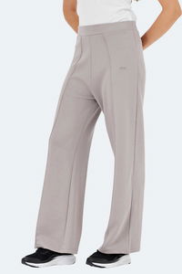 Slazenger - Slazenger VALENTINO Kadın Bol Paça Taş Gri Eşofman Altı Slazenger - Slazenger VALENTINO Kadın Bol Paça Taş Gri Eşofman Altı