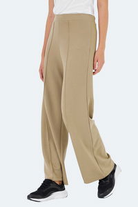 Slazenger - Slazenger VALENTINO Kadın Bol Paça Yeşil Eşofman Altı Slazenger - Slazenger VALENTINO Kadın Bol Paça Yeşil Eşofman Altı