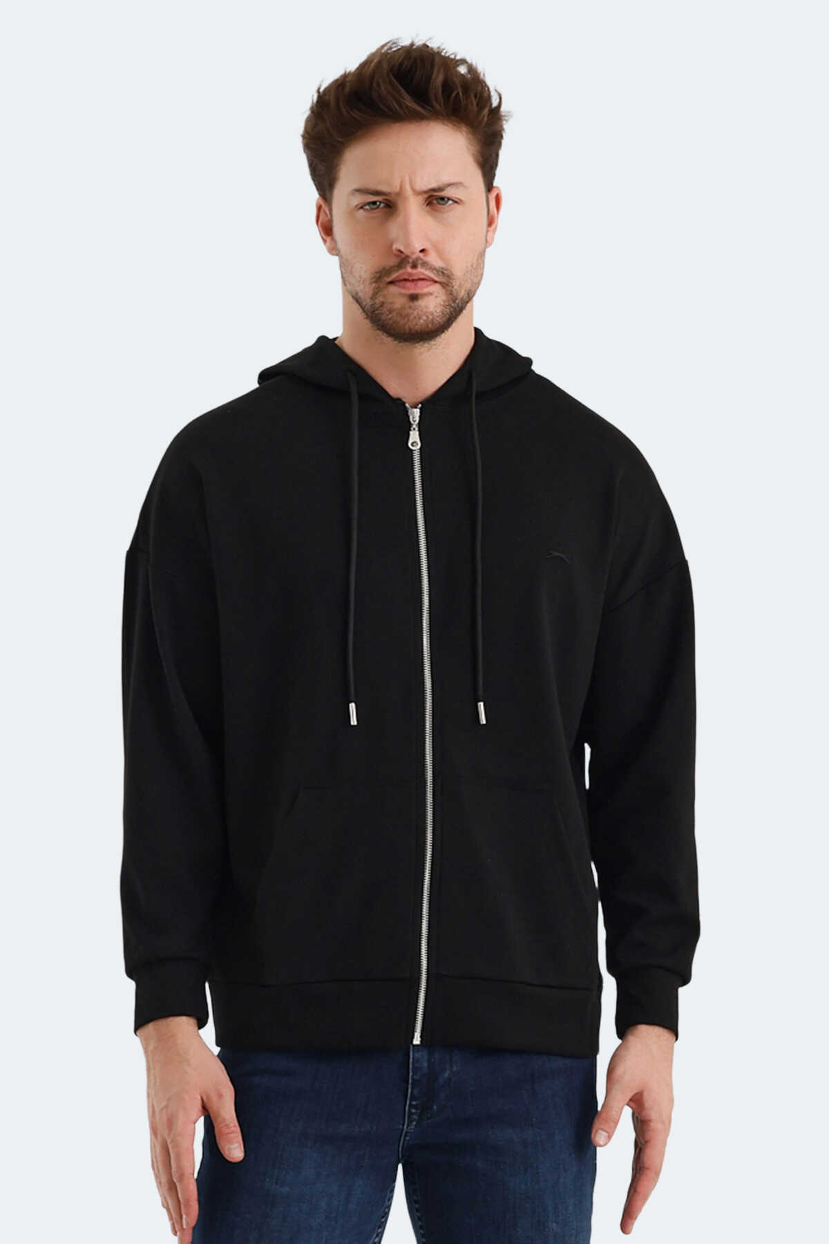 Slazenger - Slazenger VALTER Erkek Sweatshirt Siyah