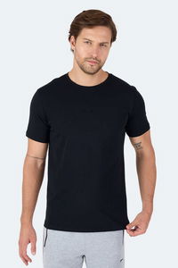 Slazenger - Slazenger VANN IN Erkek Siyah Tişört Slazenger - Slazenger VANN IN Erkek Siyah Tişört