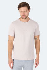 Slazenger - Slazenger VANN IN Erkek Taş Gri Tişört Slazenger - Slazenger VANN IN Erkek Taş Gri Tişört