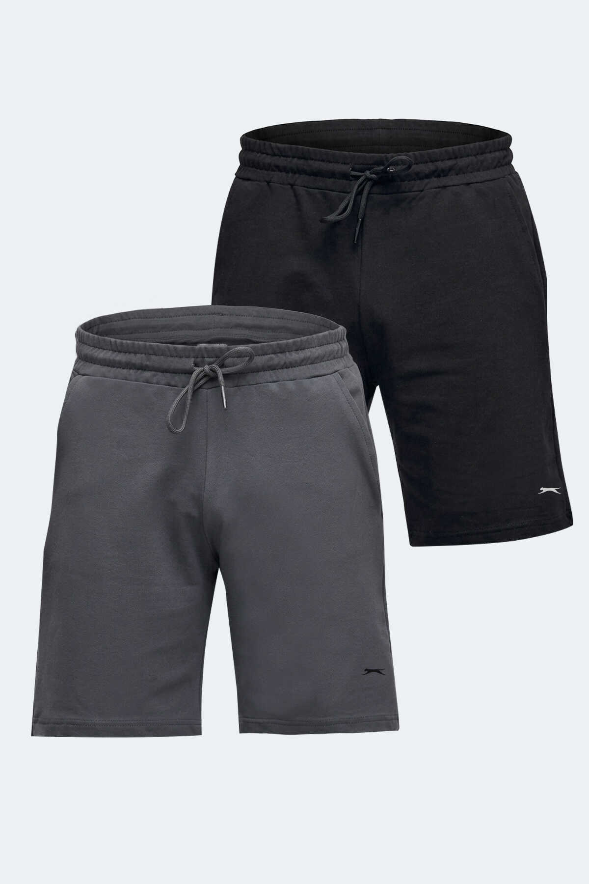 Slazenger - Slazenger VARDAH 2 Lİ SET Erkek Cepli Şort