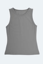 Slazenger - Slazenger VATIK I Kadın Slim Fit Gri Atlet Slazenger - Slazenger VATIK I Kadın Slim Fit Gri Atlet