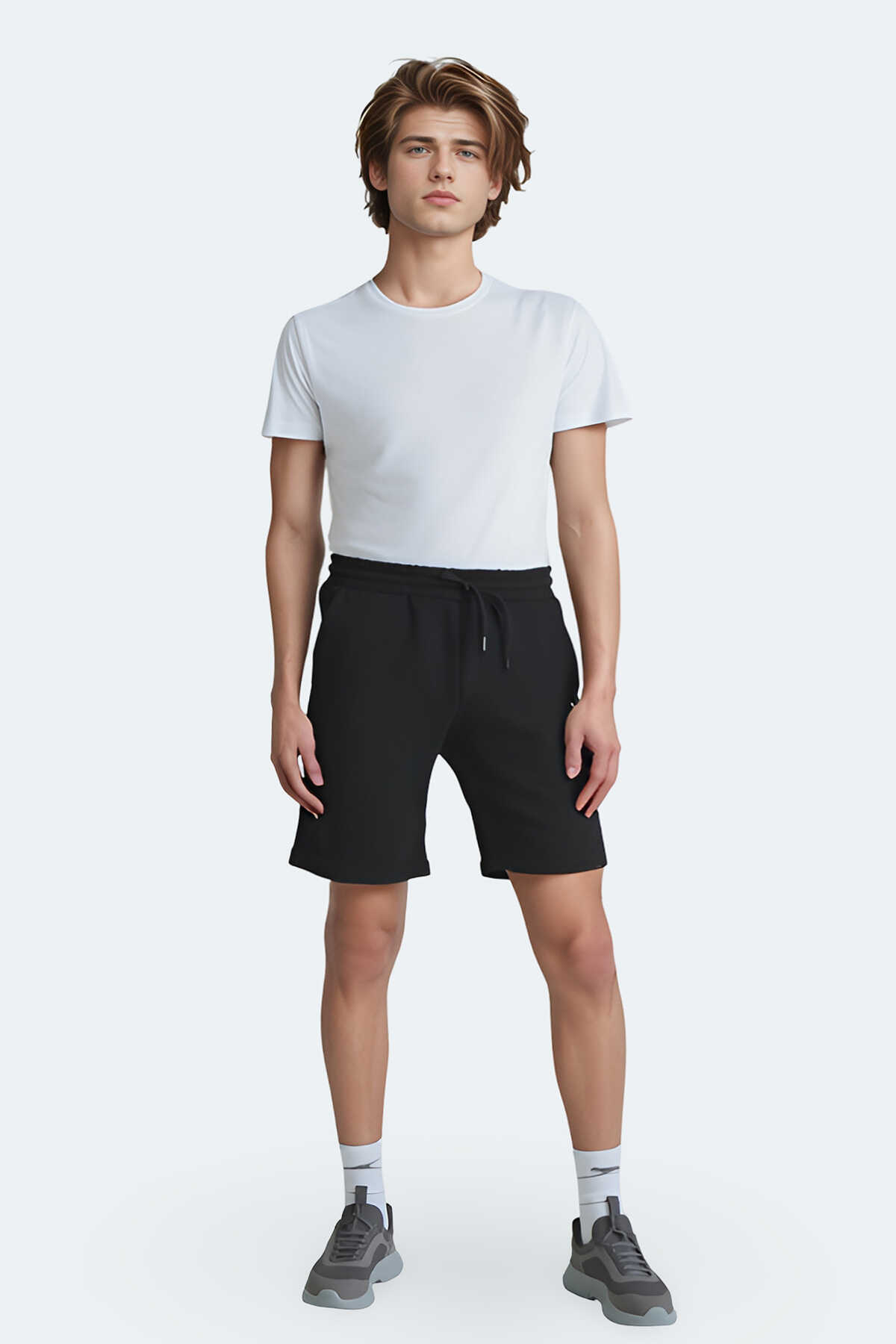 Slazenger - Slazenger VELVELA Erkek Şort Siyah