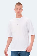 Slazenger - Slazenger VENETIA I Erkek Baskılı Oversıze Beyaz Tişört Slazenger - Slazenger VENETIA I Erkek Baskılı Oversıze Beyaz Tişört