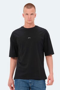Slazenger - Slazenger VENETIA I Erkek Baskılı Oversıze Siyah Tişört Slazenger - Slazenger VENETIA I Erkek Baskılı Oversıze Siyah Tişört