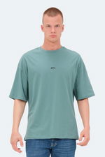 Slazenger - Slazenger VENETIA I Erkek Baskılı Oversıze Yeşil Tişört Slazenger - Slazenger VENETIA I Erkek Baskılı Oversıze Yeşil Tişört