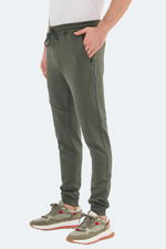 Slazenger - Slazenger VENOM Erkek Fermuar Cepli Dar Paça Haki Eşofman Altı Slazenger - Slazenger VENOM Erkek Fermuar Cepli Dar Paça Haki Eşofman Altı