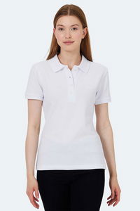 Slazenger - Slazenger VERA I Kadın Polo Yaka Beyaz Tişört Slazenger - Slazenger VERA I Kadın Polo Yaka Beyaz Tişört