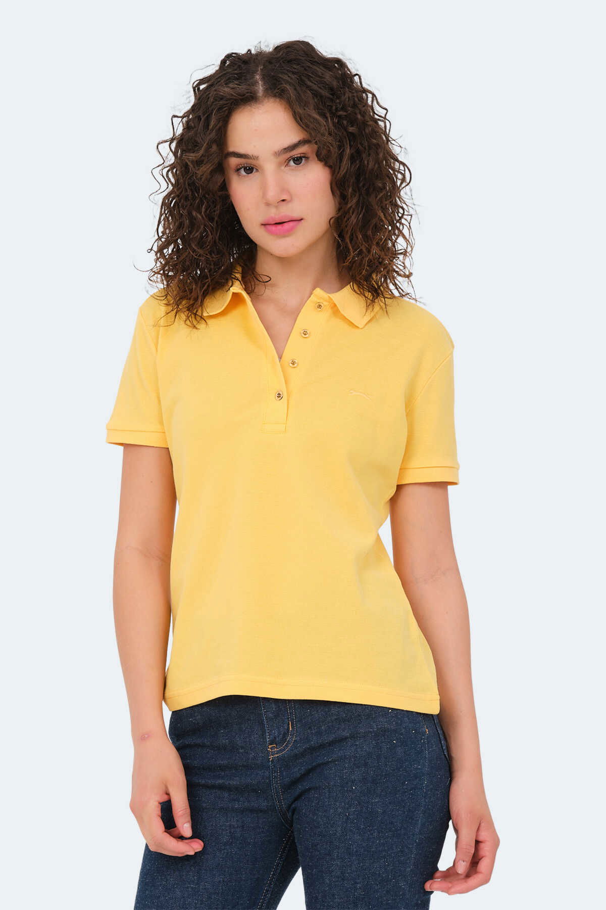 Slazenger - Slazenger VERA I Kadın Tişört Sarı