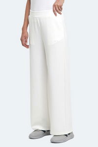 Slazenger - Slazenger VERNA I Kadın Cepli Bol Paça Ekru Eşofman Altı