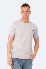 Slazenger - Slazenger VESELA Erkek Cepli Taş Gri Tişört