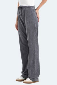 Slazenger - Slazenger VESPERA Kadın Bol Paça Koyu Gri Eşofman Altı Slazenger - Slazenger VESPERA Kadın Bol Paça Koyu Gri Eşofman Altı