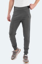 Slazenger - Slazenger VESSEL Erkek Fermuar Cepli Dar Paça Koyu Gri Eşofman Altı Slazenger - Slazenger VESSEL Erkek Fermuar Cepli Dar Paça Koyu Gri Eşofman Altı