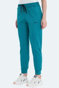 Slazenger - Slazenger VETERAN RBN Kadın Cepli Turkuaz Eşofman Altı Slazenger - Slazenger VETERAN RBN Kadın Cepli Turkuaz Eşofman Altı