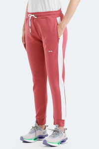 Slazenger - Slazenger VEVA IN Kadın Cepli Gül Eşofman Altı Slazenger - Slazenger VEVA IN Kadın Cepli Gül Eşofman Altı