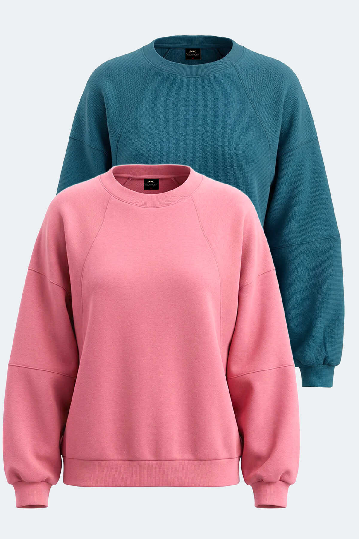 Slazenger - Slazenger VIA 2 Lİ SET Kadın Sweatshırt