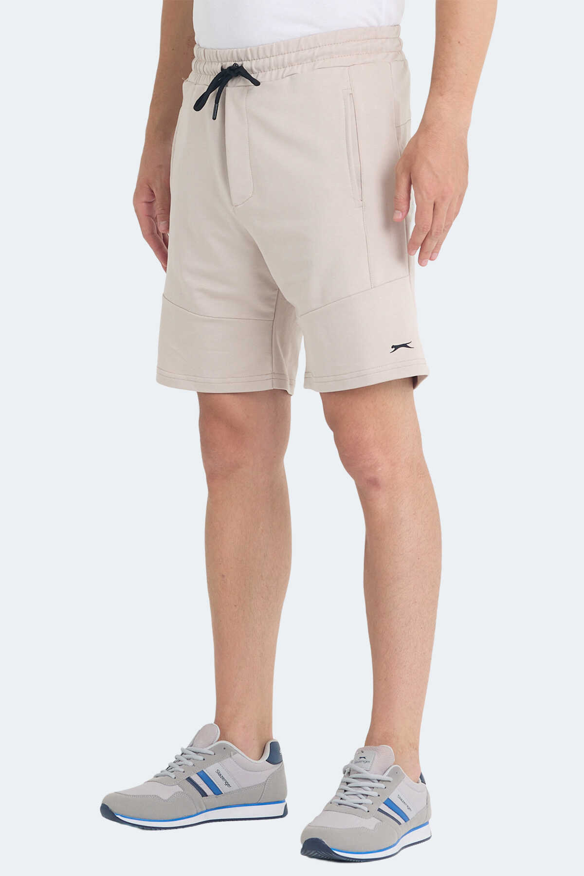 Slazenger - Slazenger VICENTE Erkek Şort Taş Gri