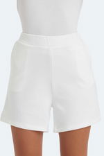 Slazenger - Slazenger VIDAR Kadın Cepli Ekru Şort