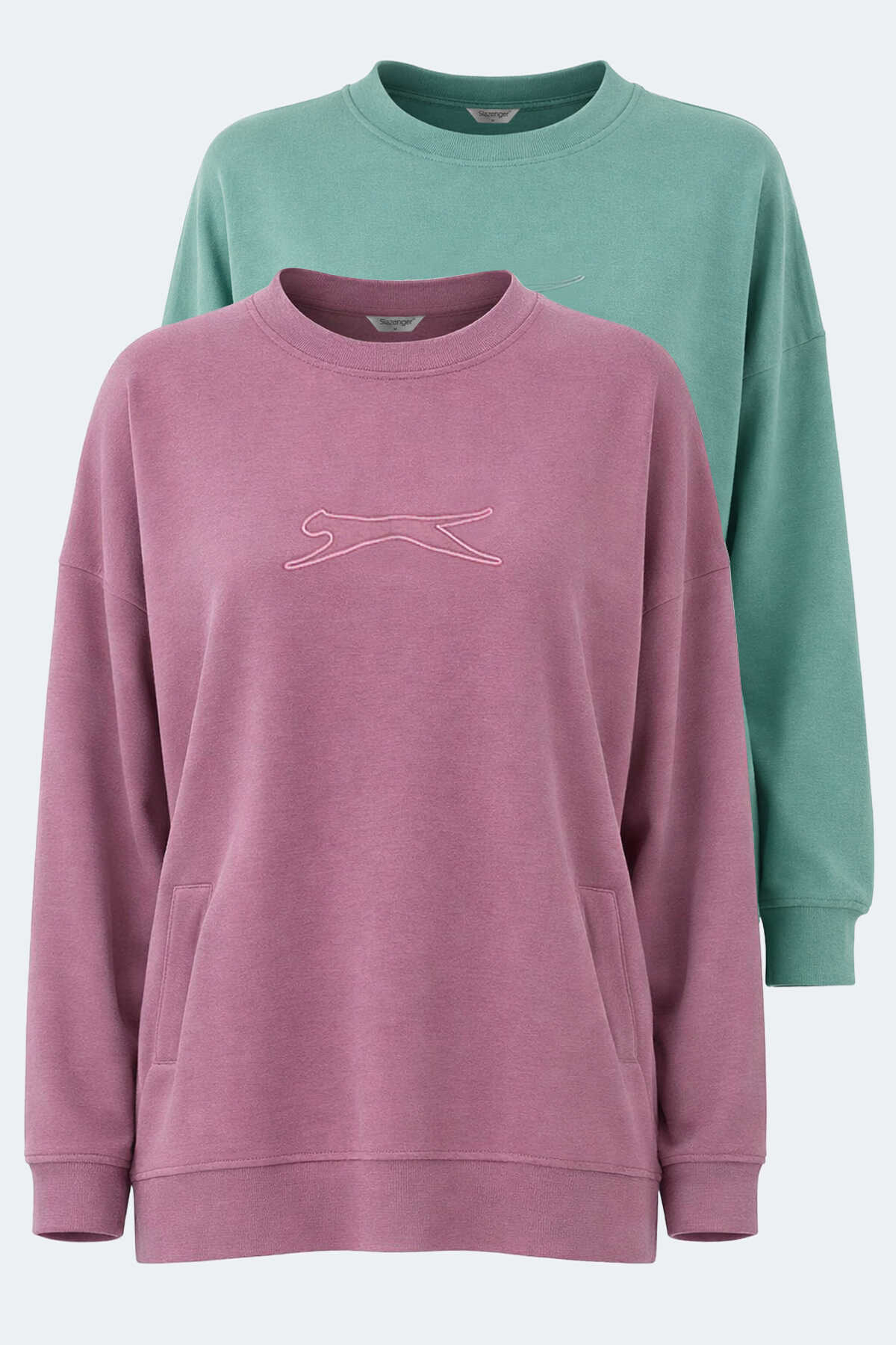 Slazenger - Slazenger VIKENTI SW 2 Lİ SET Kadın Sweatshırt