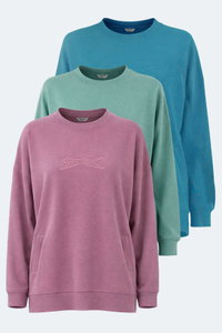 Slazenger - Slazenger VIKENTI SW 3 LÜ SET Kadın Sweatshırt