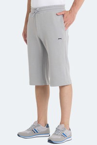 Slazenger - Slazenger VILJA I Erkek Cepli Kapri Gri Şort