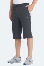 Slazenger - Slazenger VILJA I Erkek Cepli Kapri Koyu Gri Şort