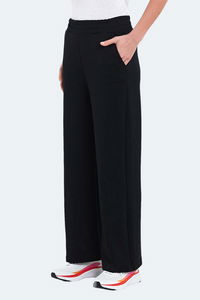 Slazenger - Slazenger VILLE Kadın Cepli Bol Paça Siyah Eşofman Altı Slazenger - Slazenger VILLE Kadın Cepli Bol Paça Siyah Eşofman Altı