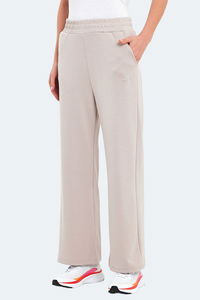 Slazenger - Slazenger VILLE Kadın Cepli Bol Paça Taş Gri Eşofman Altı Slazenger - Slazenger VILLE Kadın Cepli Bol Paça Taş Gri Eşofman Altı